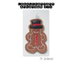 ITH Anhänger - Lebkuchenmann Mr. Gentleman Gingerbread Christmas